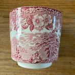 Vintage bloempot cachepot Woodland Enoch Wedgwood pink red, Ophalen of Verzenden