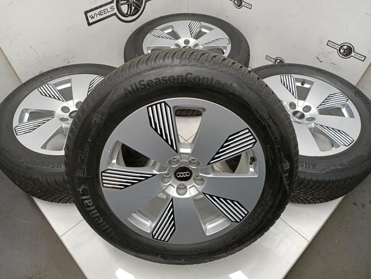 Audi Q8 / e-tron lichtmetaal velgen 19"inch 4 seizoen, Auto-onderdelen, Banden en Velgen