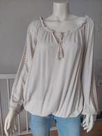 Blouse beige Ibiza Boho stijl Maat L - XL zo goed als nieuw, Kleding | Dames, Blouses en Tunieken, Made in Italy, Beige, Maat 46/48 (XL) of groter