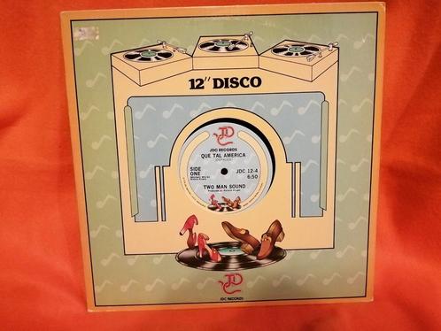 *12" Two Man Sound - Que Tal America (DISCO LATIN 1979), Cd's en Dvd's, Vinyl Singles, Zo goed als nieuw, Maxi-single, Latin en Salsa