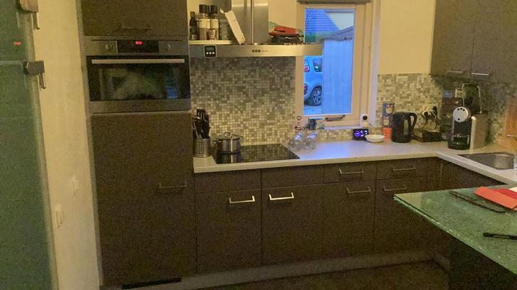 Keuken combi magnetron, inductie,vaatwasser,afzuigkap e.d., Huis en Inrichting, Keuken | Complete keukens, Gebruikt, Hoekkeuken