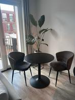 Zwarte ronde tafel, Antiek en Kunst, Ophalen