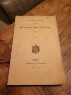 Documents Diplomatiques 1867 N.Vlll, Antiek en Kunst, Antiek | Boeken en Bijbels, Ophalen of Verzenden