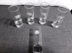 SCHIPPER BITTER glaasjes 5 stuks, Verzamelen, Glas en Borrelglaasjes, Ophalen of Verzenden, Zo goed als nieuw, Borrel- of Shotglas
