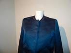 Maje donker blauw bomber jack sier stiksel boord met kleur M, Maat 38/40 (M), Verzenden, Blauw, Maje