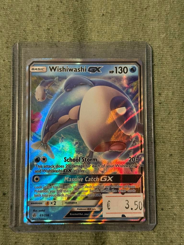 Wishiwashi GX 63/236 nm, Ophalen of Verzenden, Zo goed als nieuw