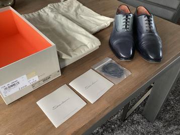 Santoni Veterschoenen Maat 41 - Zeer Goede Staat beschikbaar voor biedingen