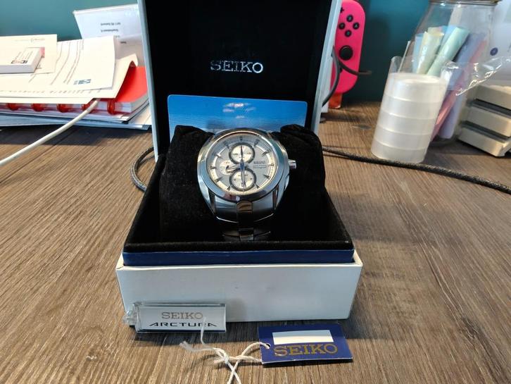 SEIKO Arctura SNAC15P1 Chronograph, Sieraden, Tassen en Uiterlijk, Horloges | Heren, Zo goed als nieuw, Polshorloge, Seiko, Staal