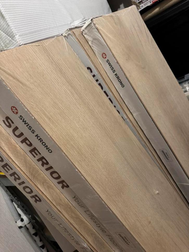 Nieuw Swiss Krono Laminaat - 7 Pakken, Doe-het-zelf en Verbouw, Vloerdelen en Plavuizen, Nieuw, Laminaat, Kunststof, 150 cm of meer