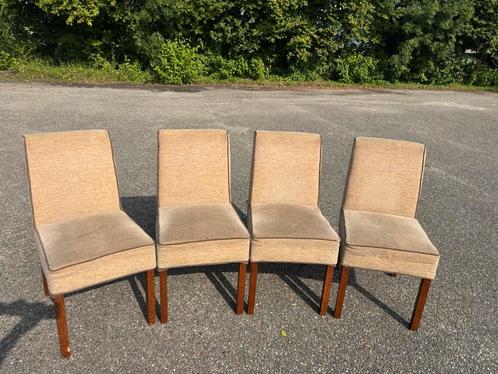Set van 4 lichte eetkamer stoelen, Huis en Inrichting, Stoelen, Gebruikt, Vier, Ophalen