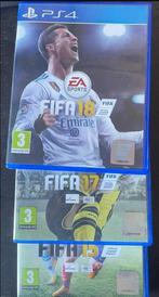 FIFA 18, 17 en 15 Playstation 4, Online, Ophalen of Verzenden, Zo goed als nieuw, Sport