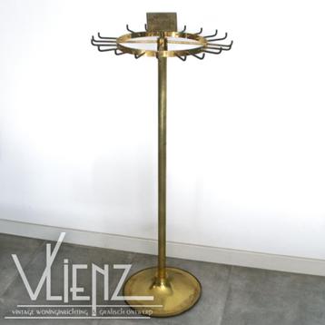 Vintage, midcentury messing kapstok, winkelrek, Dobrefa beschikbaar voor biedingen