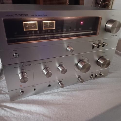 ONKYO A3000 en T5000 zonder bodemplaten., Audio, Tv en Foto, Stereo-sets, Gebruikt, Tuner of Radio, Ophalen of Verzenden
