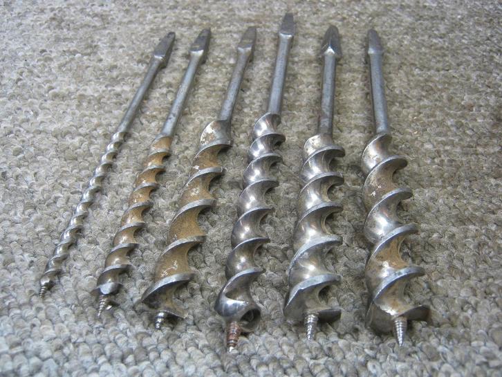 Boren (voor omslag), 6 stuks. Marples, Antiek en Kunst, Antiek | Gereedschap en Instrumenten, Verzenden