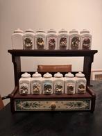 Goldina Art Collection kruidenpotjes met rek, Ophalen of Verzenden