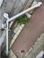 Zware Rvs hijskraan walkraan met handlier tbv sloep boot, Ophalen of Verzenden