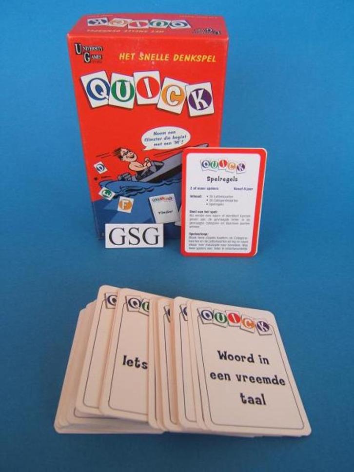 Quick nr. 01360-02, Hobby en Vrije tijd, Gezelschapsspellen | Kaartspellen, Zo goed als nieuw, Ophalen