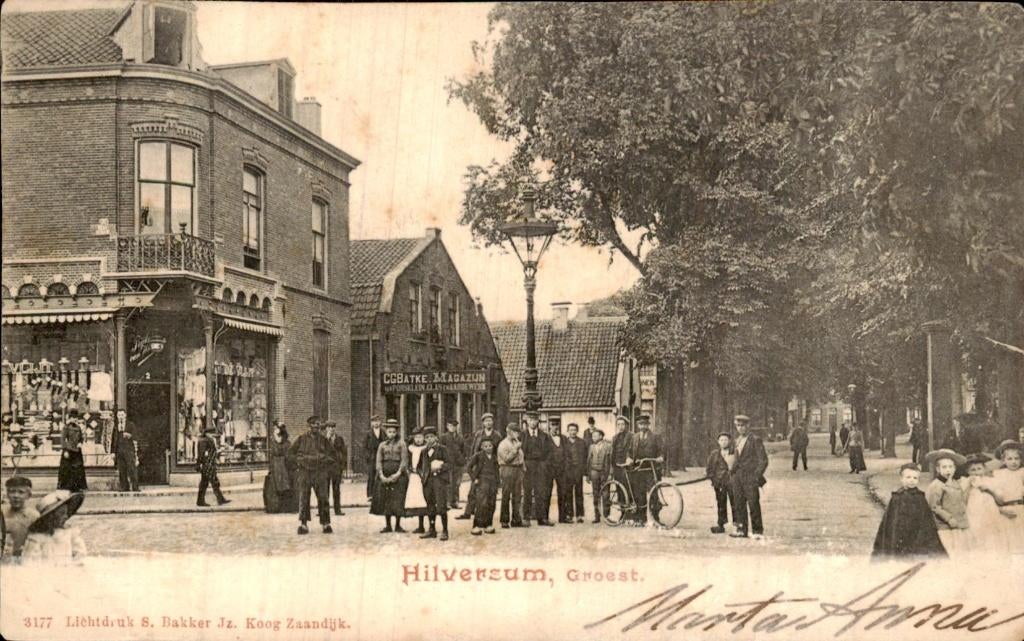 Hilversum- Groest, Ophalen of Verzenden, Voor 1920, Gelopen, Noord-Holland