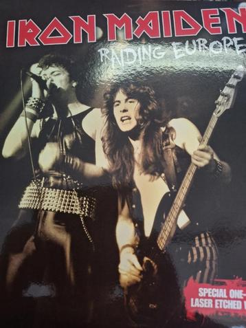 Iron Maiden Raiding Europe 1980, lp, ETCHED VINYL beschikbaar voor biedingen