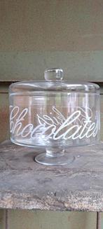 Riviera maison glazen schaal, Ophalen, Gebruikt, Overige stijlen, Glas