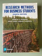 Research methods for business students, 8th edition., Gelezen, Diverse auteurs, Ophalen of Verzenden, Overige onderwerpen