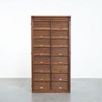 Antieke archiefkast / notariskast gemaakt van eikenhout, Antiek en Kunst, Ophalen