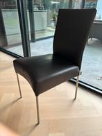 4 Framati leren stoelen- bruin - zo goed als nieuw, Huis en Inrichting, Stoelen, Ophalen, Bruin, Leer, Zo goed als nieuw