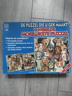 De puzzel die u gek maakt; dubbelzijdige puzzel met honden, Ophalen of Verzenden, 500 t/m 1500 stukjes, Gebruikt, Legpuzzel