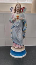 Antiek Heilig Hart Beeld - Pastelkleuren, Ophalen