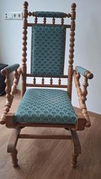 Charmante houten schommelstoel, Antiek en Kunst, Antiek | Meubels | Stoelen en Banken, Ophalen