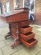 Bureautje Davenport in mahoniehout., Ophalen of Verzenden