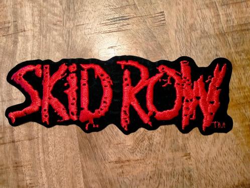 Skid Row GROTE PATCH logo metal hardrock vintage embleem, Verzamelen, Muziek, Artiesten en Beroemdheden, Nieuw, Verzenden