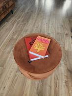 Poef Woood 60cm terracotta kleur, Ophalen, Rond, Minder dan 50 cm, Zo goed als nieuw