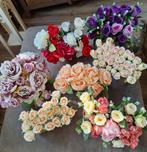 Kunstbloemen Boeketten - Diverse Kleuren kunst rozen, Huis en Inrichting, Ophalen of Verzenden, Zo goed als nieuw, Binnen