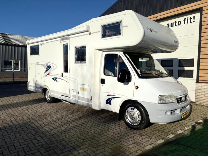 Frankia Comfort Class 6pers / xxl garage, Caravans en Kamperen, Campers, Bedrijf, tot en met 6, Overige merken, Fiat, Diesel, Handgeschakeld