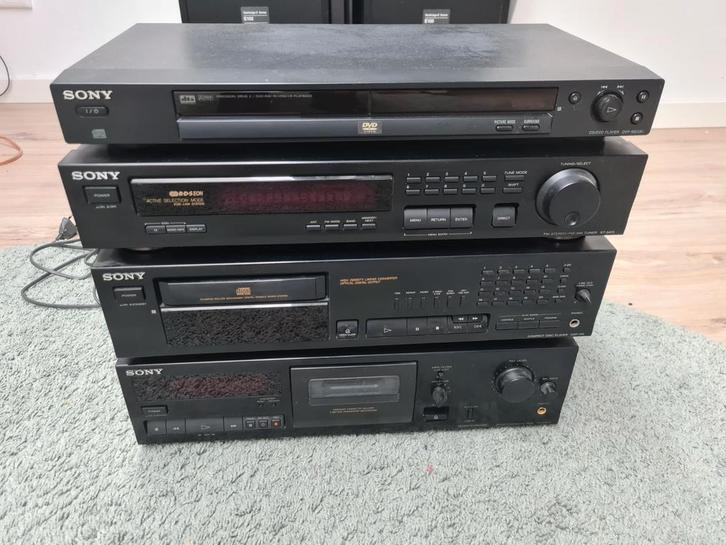 Sony audio set, Audio, Tv en Foto, Stereo-sets, Gebruikt, Dvd-speler, Sony, Ophalen