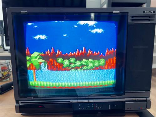 Vintage Philips 16” CRT TV 1983, Audio, Tv en Foto, Vintage Televisies, Gebruikt, 40 tot 60 cm, Philips, Ophalen