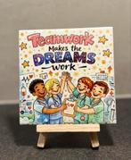 Tegeltje Teamwork Makes the Dreams Work zorg, Ophalen of Verzenden, Nieuw