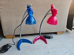 Ikea Mörker bureau lamp/ tafellamp roze en blauw, Huis en Inrichting, Lampen | Tafellampen, Ophalen of Verzenden, Zo goed als nieuw