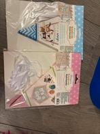 Gender reveal slingers, Hobby en Vrije tijd, Feestartikelen, Ophalen of Verzenden, Zo goed als nieuw, Versiering, Verjaardag