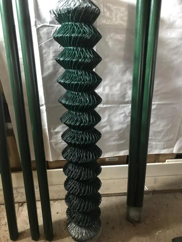 Hekwerk / Staanders / Gaas NIEUW 25 mtr, Tuin en Terras, Tuinhekken en Hekwerk, Nieuw, Gaashekwerk, IJzer, Ophalen