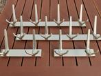 8x kapstok-garnituur HERMETA zilver, Huis en Inrichting, Ophalen of Verzenden, Metaal, Wandkapstok, Minder dan 100 cm