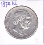 Rijksdaalder 1874 zwaard+klaver Willem 3 voor 49 euro, Postzegels en Munten, Koning Willem III, Zilver, Ophalen of Verzenden, Losse munt