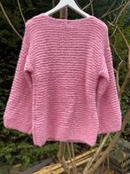 Prachtige losjes gebreide trui INTI kleine XL baby alpacawol, Ophalen of Verzenden, Nieuw, Maat 46/48 (XL) of groter, Roze
