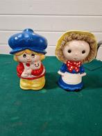 spaarpotten jongen en meisje vintage, Verzamelen, Spaarpotten, Ophalen of Verzenden, 'T Olde Gre-j, Info@toldegrej.nl, Endepoelstraat 20f Didam