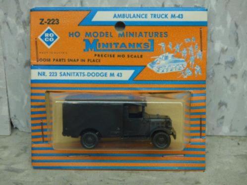 Roco Minitanks Ambulance Dodge M43 (Z-223) SHF, Hobby en Vrije tijd, Modelauto's | 1:87, Gebruikt, Overige typen, Roco, Ophalen of Verzenden