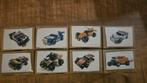 8 lego racers 8119,8120,8121,8122,8192,8301 en de gel, Ophalen of Verzenden, Gebruikt