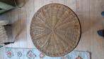 Leuk rotan (bijzet-/salontafeltje met glasplaat, Ophalen, Gebruikt, 50 tot 100 cm, 50 tot 75 cm