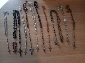 10 rozenkransen + 1 kleine rozenkrans beschikbaar voor biedingen