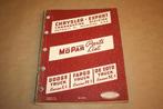 Chrysler Truck Parts List (Dodge, Fargo, Desoto) - 1954 !!, Auto diversen, Handleidingen en Instructieboekjes, Ophalen of Verzenden